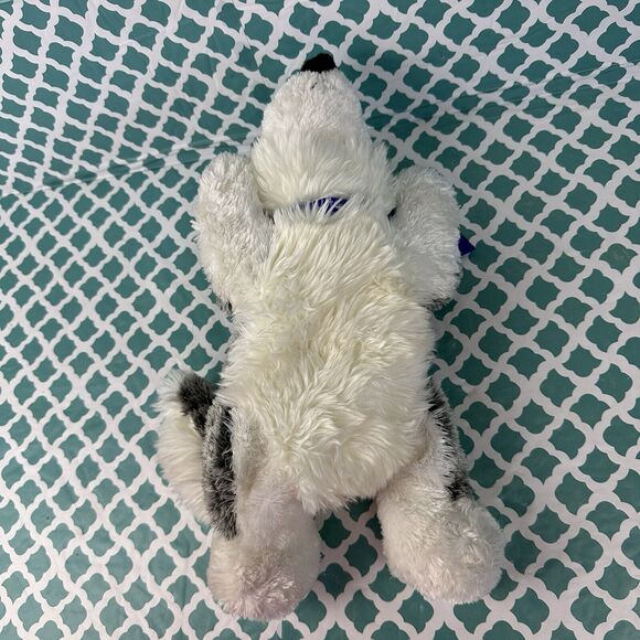 Vintage Aurora Flopsie Wolf 12" Plush Stuffed Animal Alaska 2004 - Picture 8 of 9